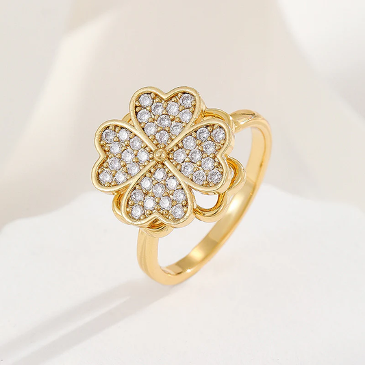 Clover Anxiety Ring